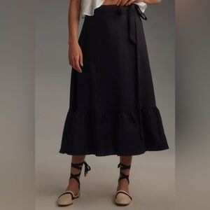 NWT Reformation Julep Linen Midi Skirt